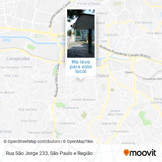 Rua São Jorge 233 mapa