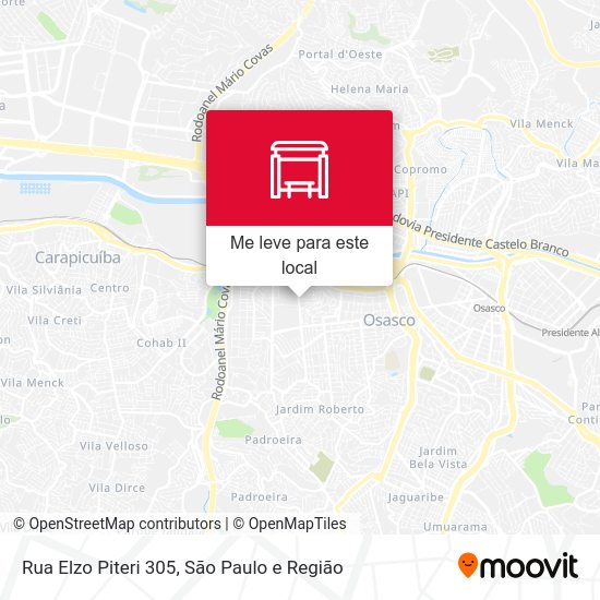 Rua Elzo Piteri 305 mapa