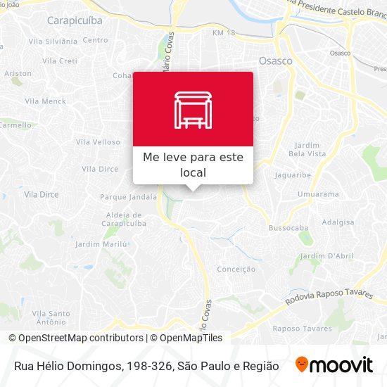 Rua Hélio Domingos, 198-326 mapa