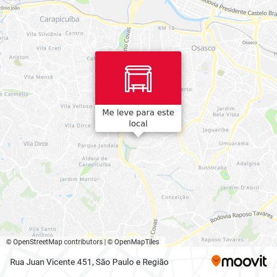 Rua Juan Vicente 451 mapa