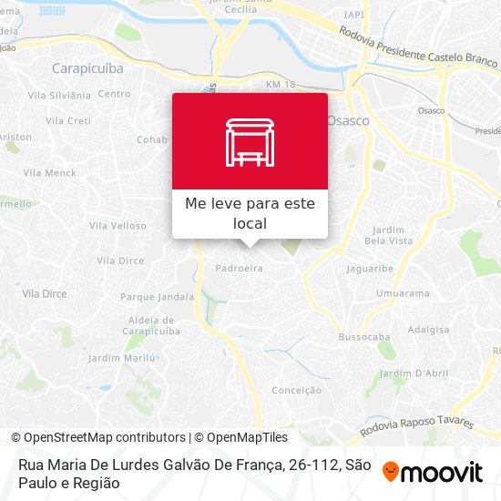 Rua Maria De Lurdes Galvão De França, 26-112 mapa