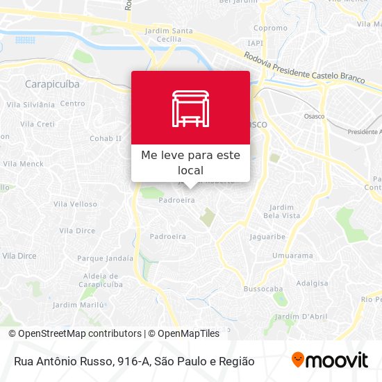 Rua Antônio Russo, 916-A mapa