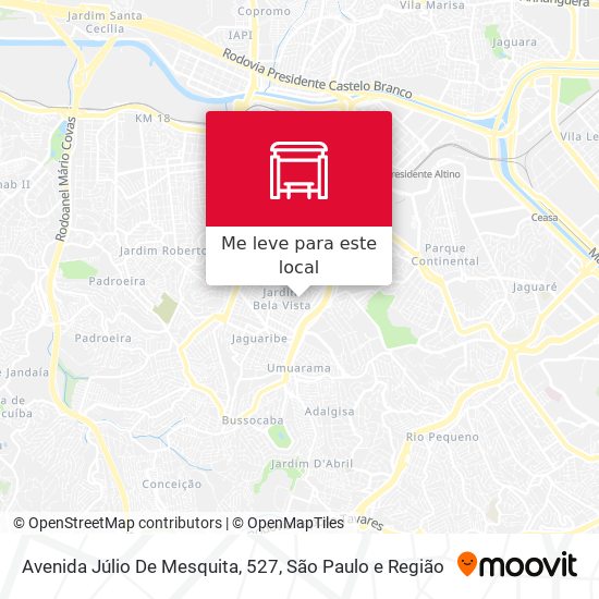 Avenida Júlio De Mesquita, 527 mapa