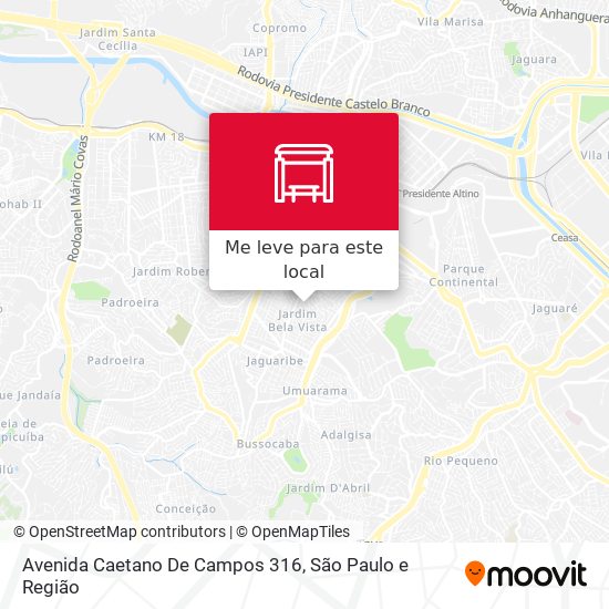 Avenida Caetano De Campos 316 mapa