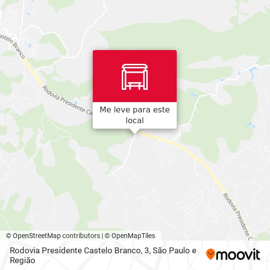 Rodovia Presidente Castelo Branco, 3 mapa