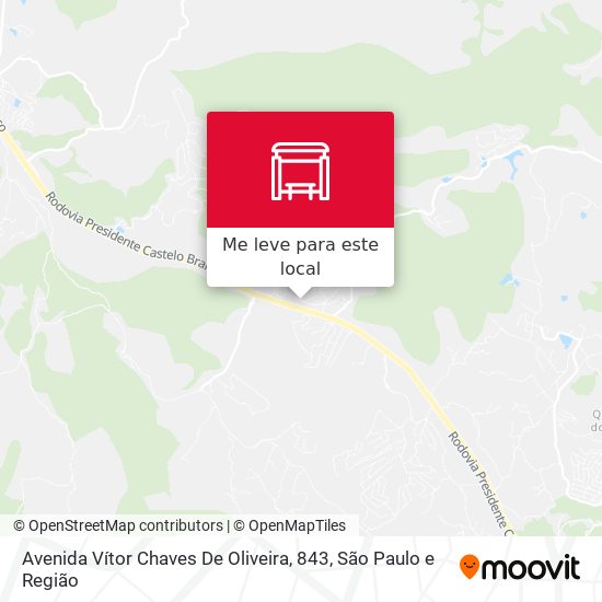 Avenida Vítor Chaves De Oliveira, 843 mapa