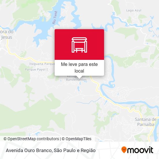 Avenida Ouro Branco mapa