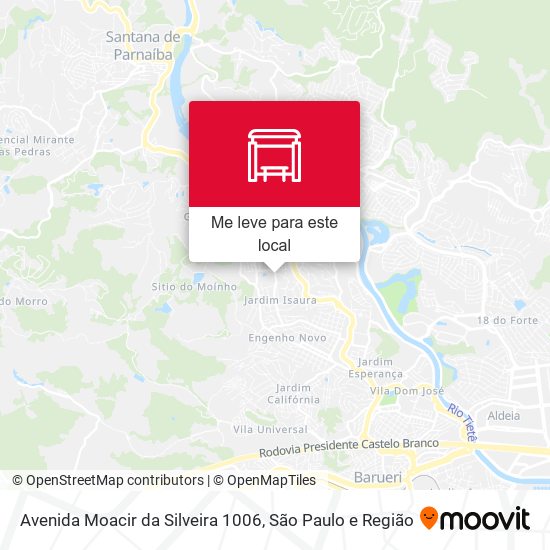 Avenida Moacir da Silveira 1006 mapa