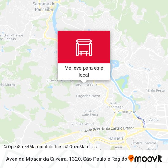 Avenida Moacir da Silveira, 1320 mapa