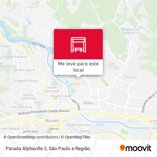 Parada Alphaville 3 mapa