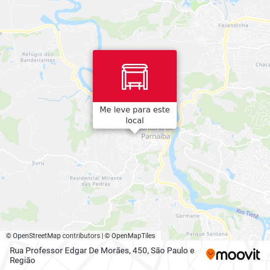 Rua Professor Edgar De Morães, 450 mapa