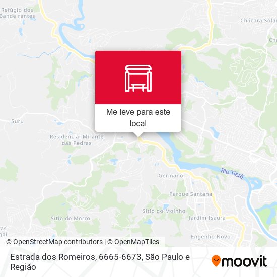 Estrada dos Romeiros, 6665-6673 mapa