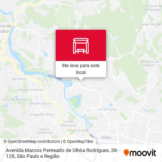 Avenida Marcos Penteado de Ulhôa Rodrigues, 38-128 mapa