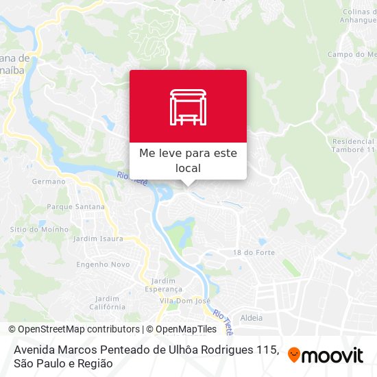 Avenida Marcos Penteado de Ulhôa Rodrigues 115 mapa