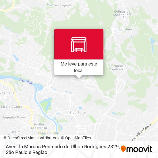 Avenida Marcos Penteado de Ulhôa Rodrigues 2329 mapa