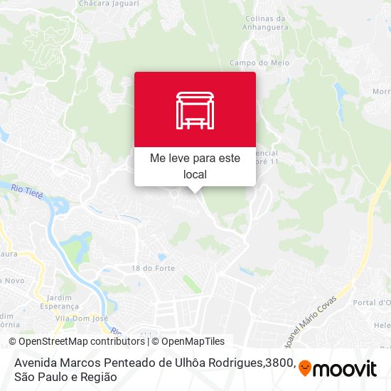Avenida Marcos Penteado de Ulhôa Rodrigues,3800 mapa