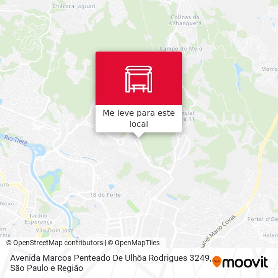 Avenida Marcos Penteado De Ulhôa Rodrigues 3249 mapa