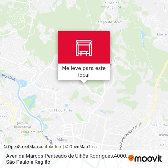 Avenida Marcos Penteado de Ulhôa Rodrigues,4000 mapa