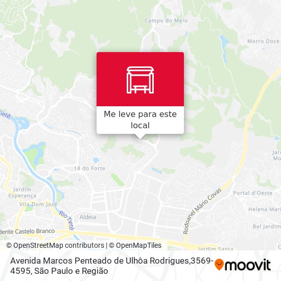 Avenida Marcos Penteado de Ulhôa Rodrigues,3569-4595 mapa
