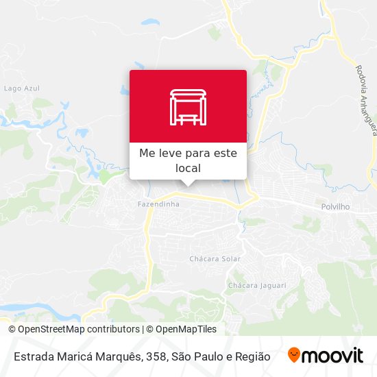 Estrada Maricá Marquês, 358 mapa