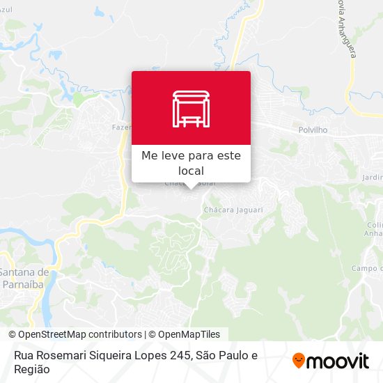 Rua Rosemari Siqueira Lopes 245 mapa