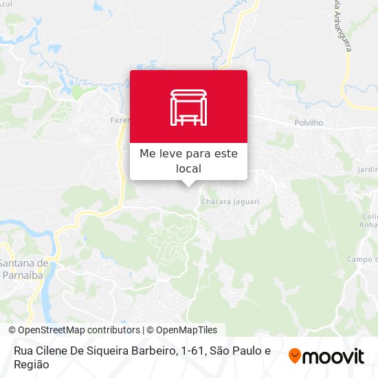 Rua Cilene De Siqueira Barbeiro, 1-61 mapa
