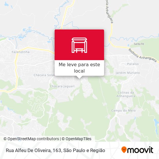 Rua Alfeu De Oliveira, 163 mapa
