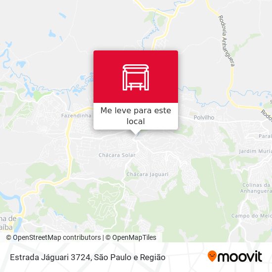Estrada Jáguari 3724 mapa