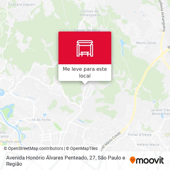 Avenida Honório Álvares Penteado, 27 mapa