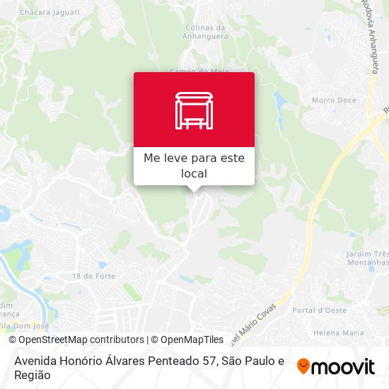 Avenida Honório Álvares Penteado 57 mapa
