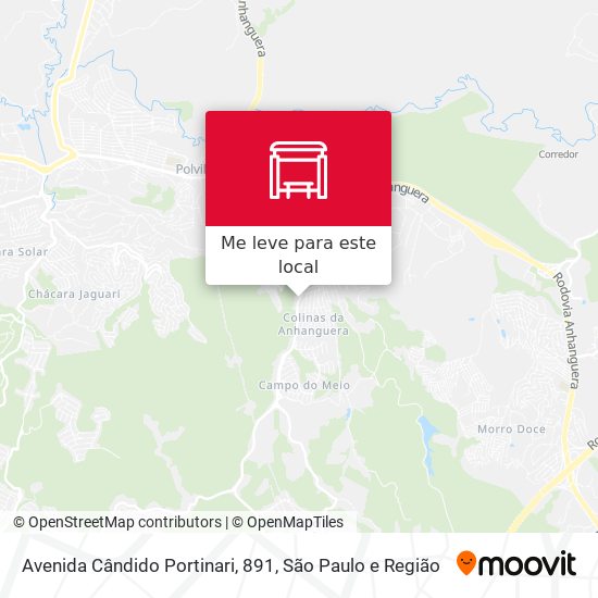 Avenida Cândido Portinari, 891 mapa