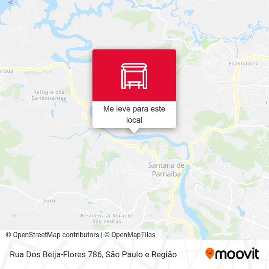 Rua Dos Beija-Flores 786 mapa