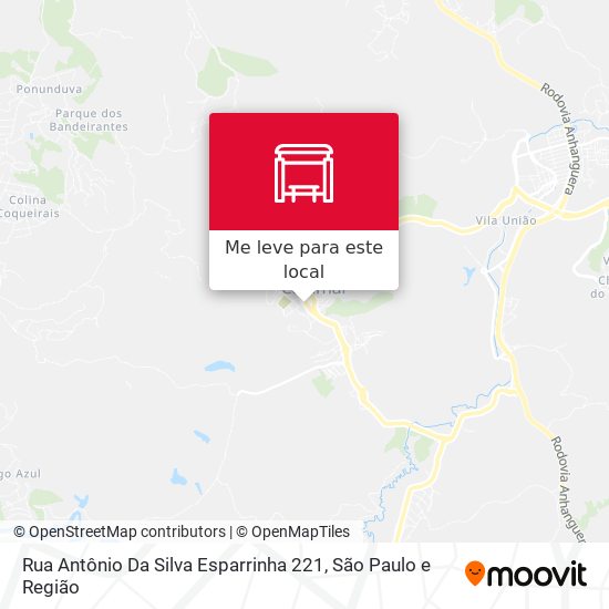 Rua Antônio Da Silva Esparrinha 221 mapa