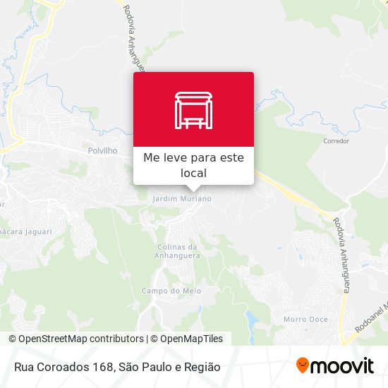 Rua Coroados 168 mapa