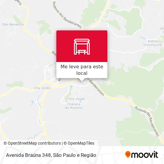 Avenida Braúna 348 mapa