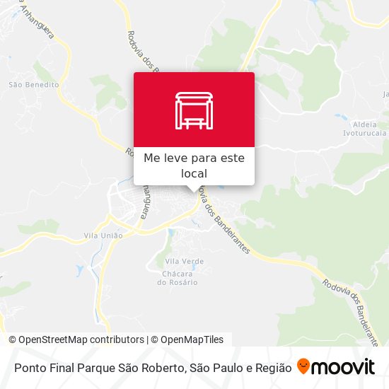 Ponto Final Parque São Roberto mapa