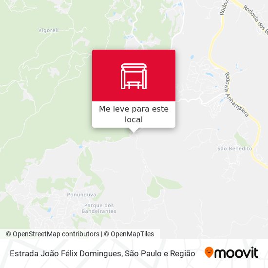 Estrada João Félix Domingues mapa