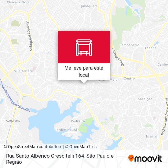 Rua Santo Alberico Crescitelli 164 mapa