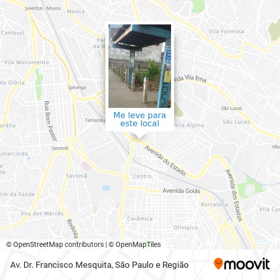 Av. Dr. Francisco Mesquita mapa