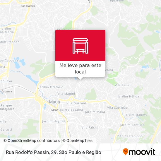 Rua Rodolfo Passin, 29 mapa