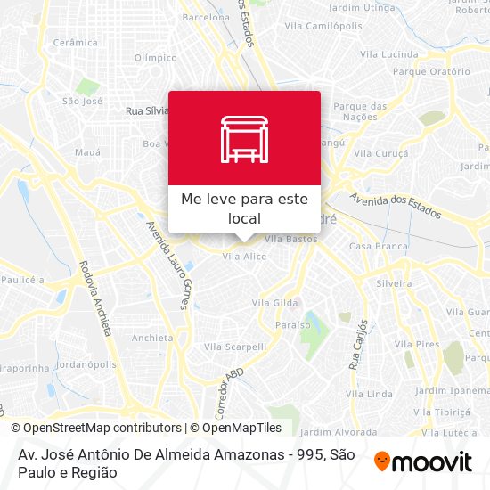 Av. José Antônio De Almeida Amazonas - 995 mapa