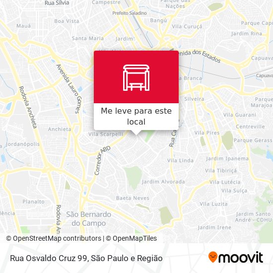 Rua Osvaldo Cruz 99 mapa