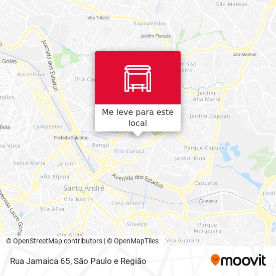 Rua Jamaica 65 mapa