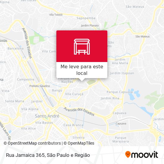 Rua Jamaica 365 mapa