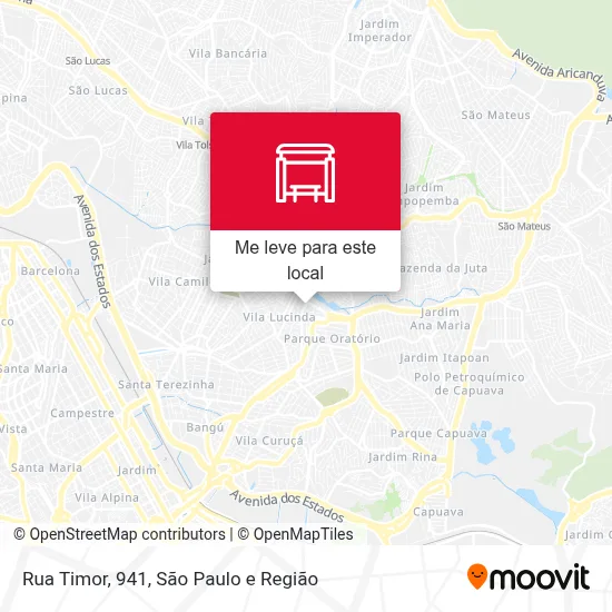 Rua Timor, 941 mapa