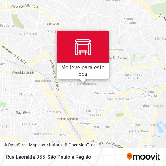 Rua Leonilda 355 mapa