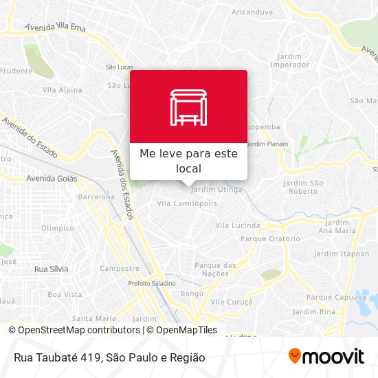 Rua Taubaté 419 mapa