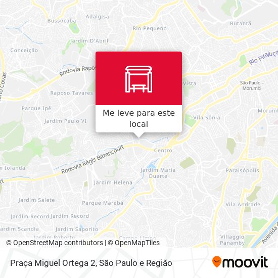 Praça Miguel Ortega 2 mapa