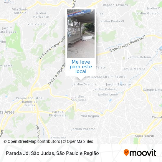 Parada Jd. São Judas mapa