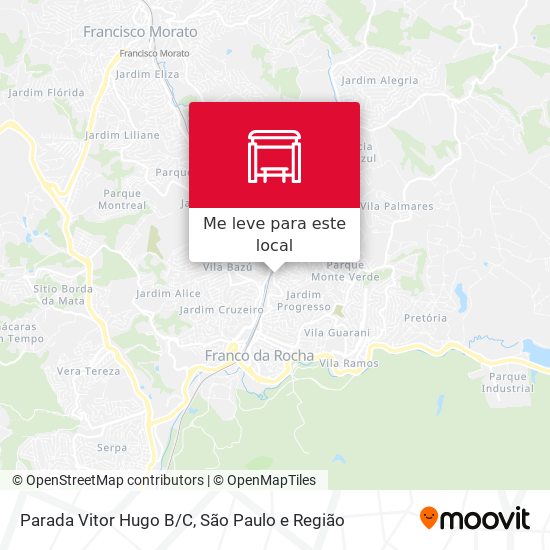 Parada Vitor Hugo B/C mapa
